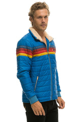 4 STRIPE JACKET - SNORKEL BLUE