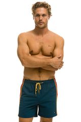 MEN'S 5 STRIPE FLEX SHORTS - DEEP OCEAN