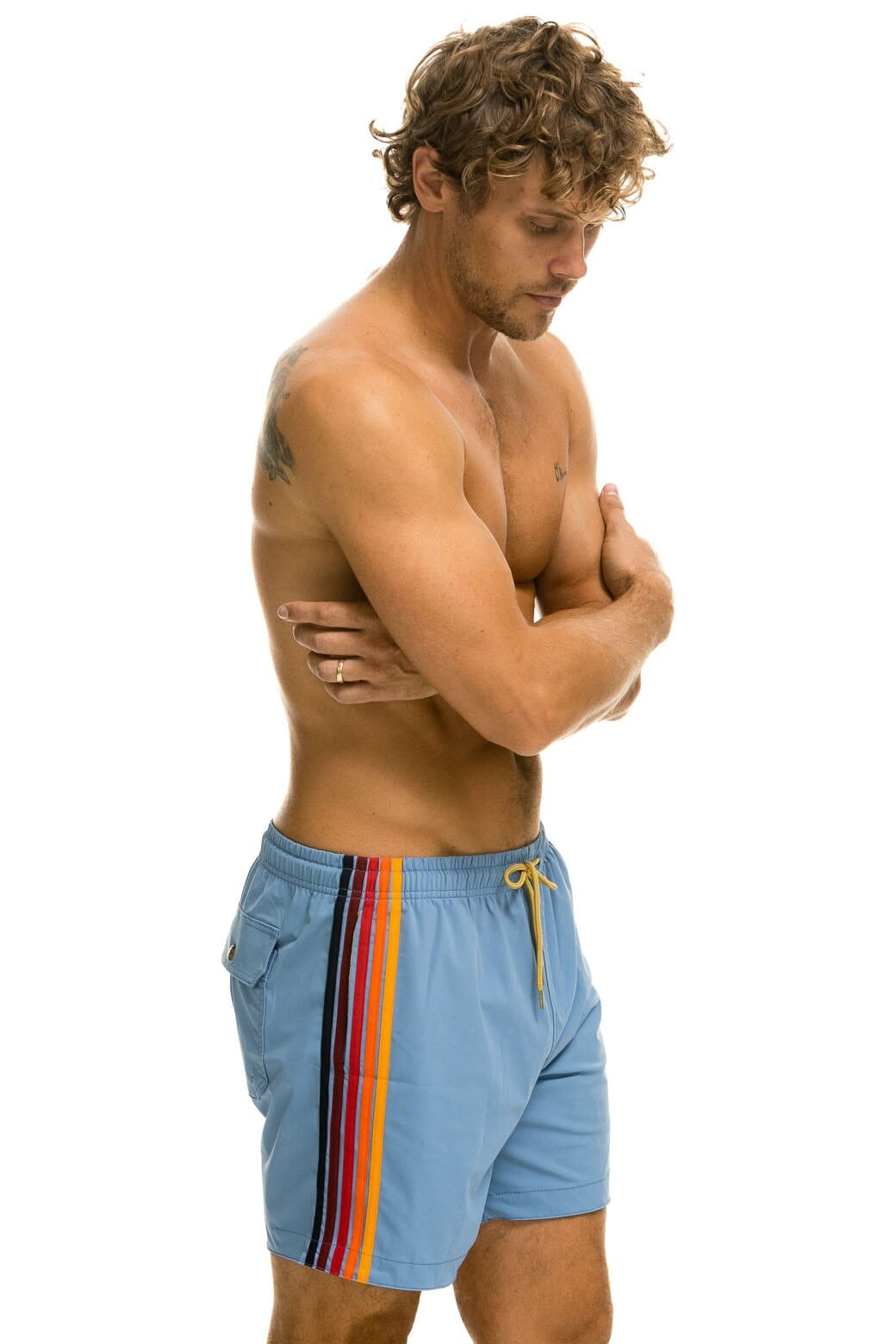 MEN'S 5 STRIPE FLEX SHORTS - ISLANDA