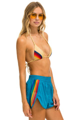 WOMEN'S 5 STRIPE FLEX BOARD SHORTS - ANTIGUA // RAINBOW
