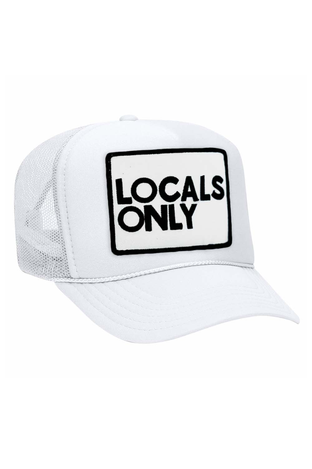 LOCALS ONLY VINTAGE TRUCKER HAT