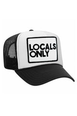 LOCALS ONLY VINTAGE TRUCKER HAT