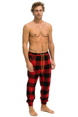 UNISEX PLAID LODGE PANT - BUFFALO PLAID