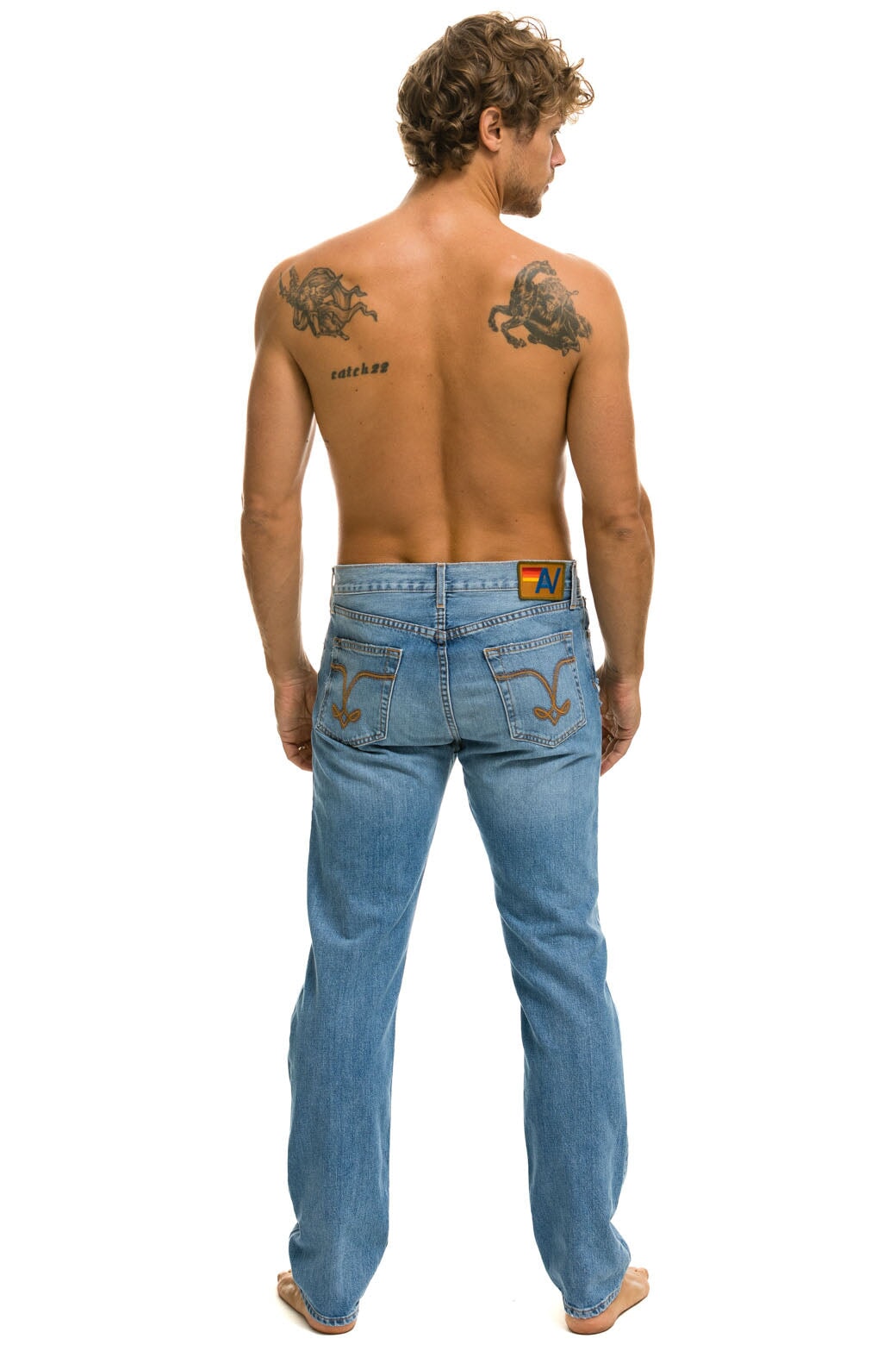MEN'S CLASSIC STRAIGHT LEG DENIM JEAN - SUPER LIGHT