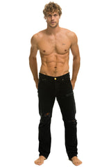 MEN'S CLASSIC STRAIGHT LEG DENIM JEAN - VINTAGE BLACK