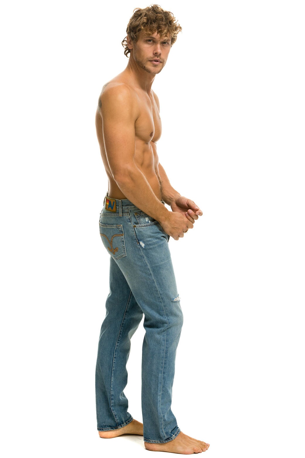 MEN'S CLASSIC STRAIGHT LEG DENIM JEAN - VINTAGE