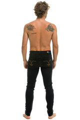 MEN'S SLIM FIT SURFER DENIM JEAN - VINTAGE BLACK