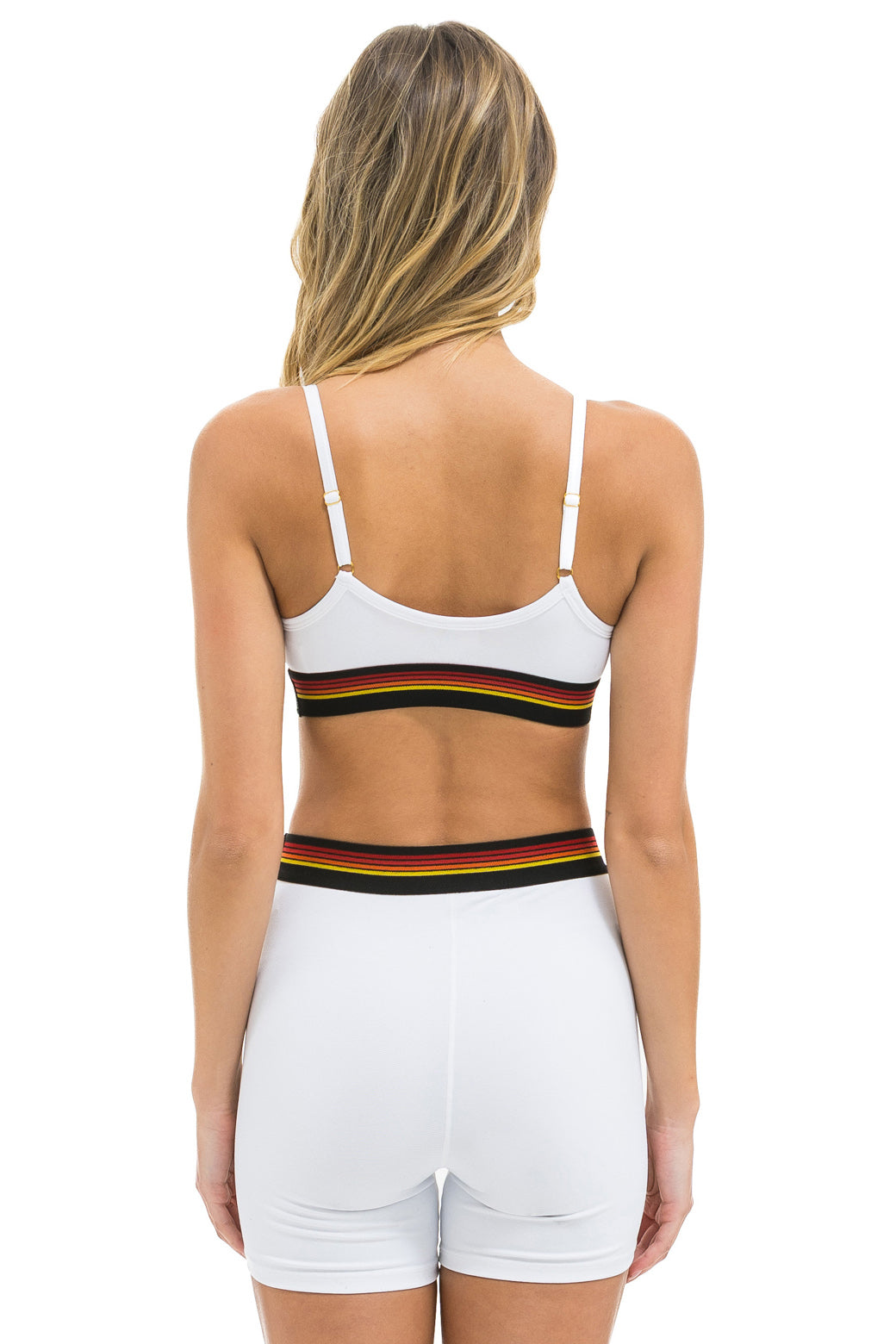 LOGO ADJUSTABLE BRALETTE - WHITE