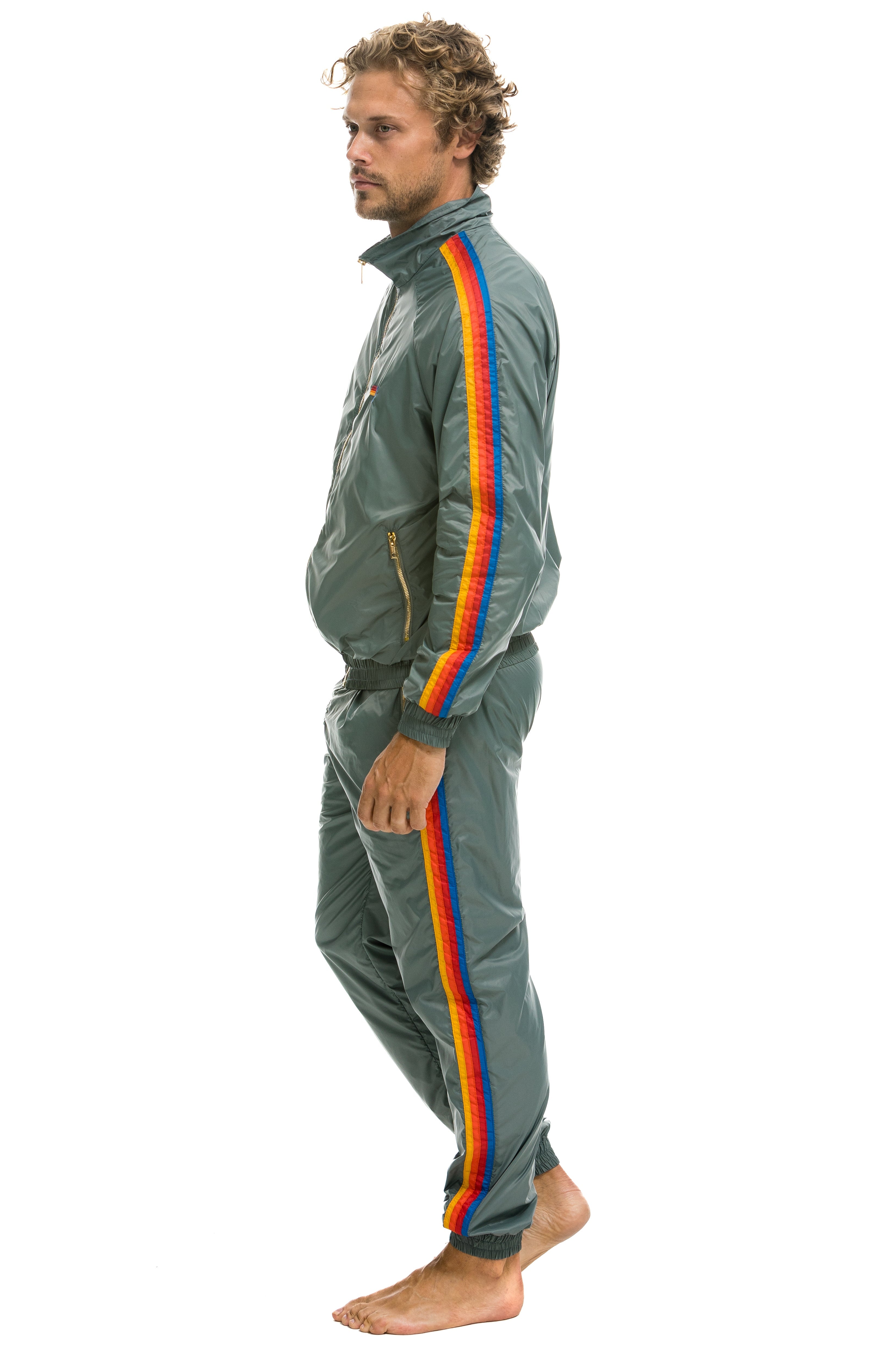MEN'S 4 STRIPE WINDBREAKER - SEDONA