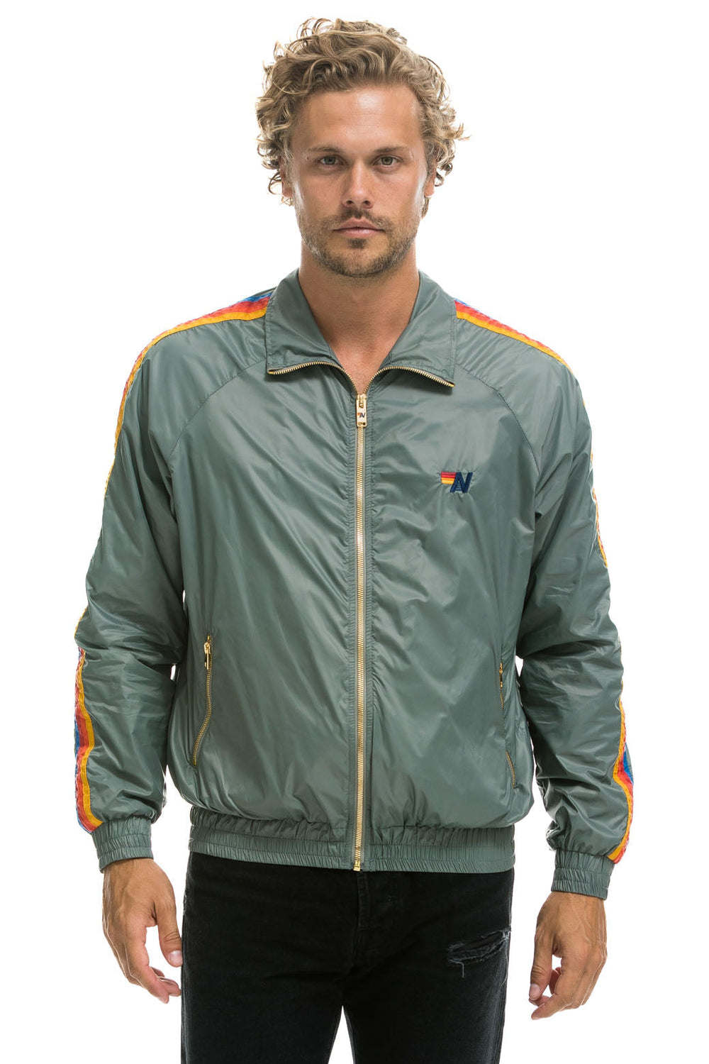 MEN'S 4 STRIPE WINDBREAKER - SEDONA