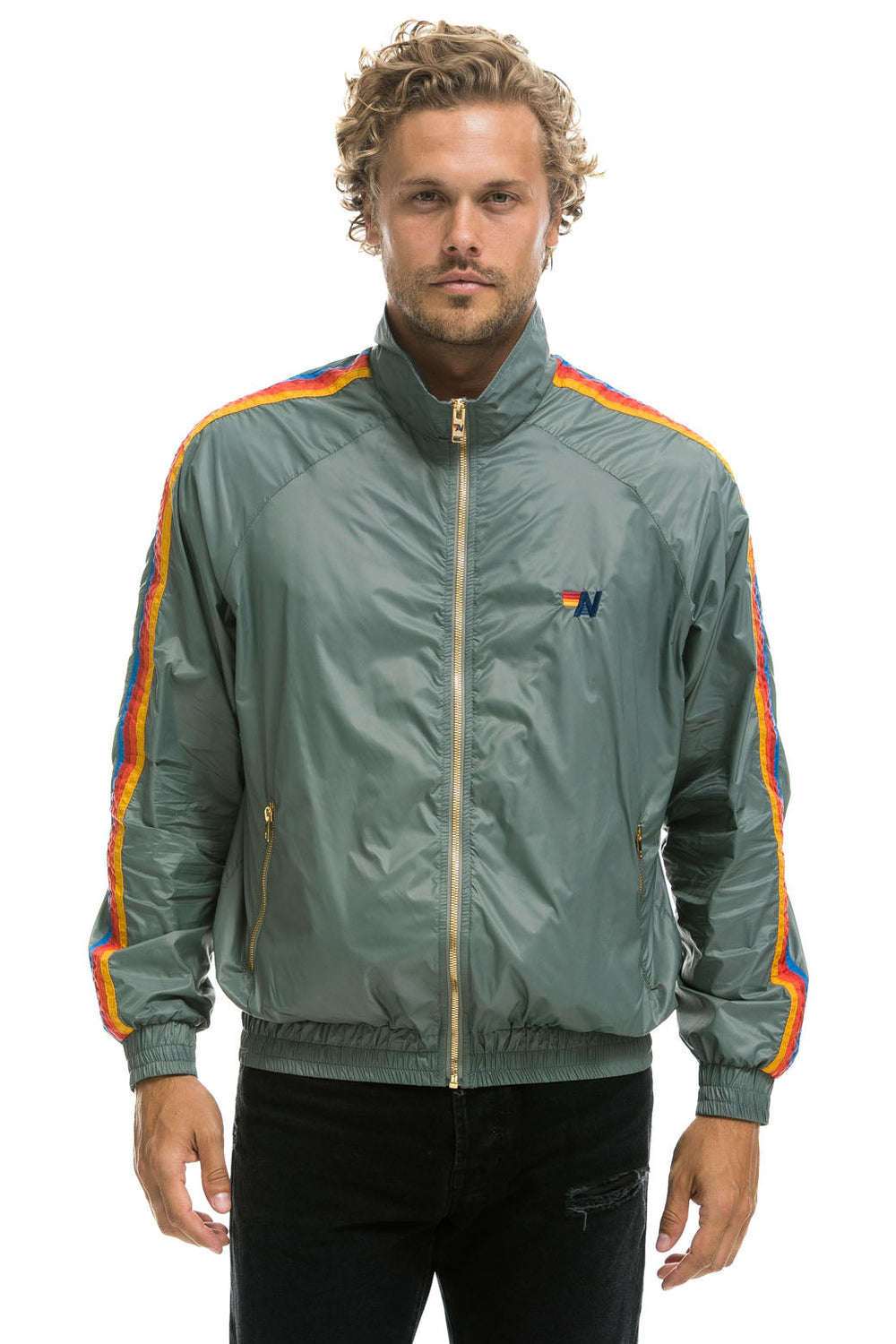 MEN'S 4 STRIPE WINDBREAKER - SEDONA