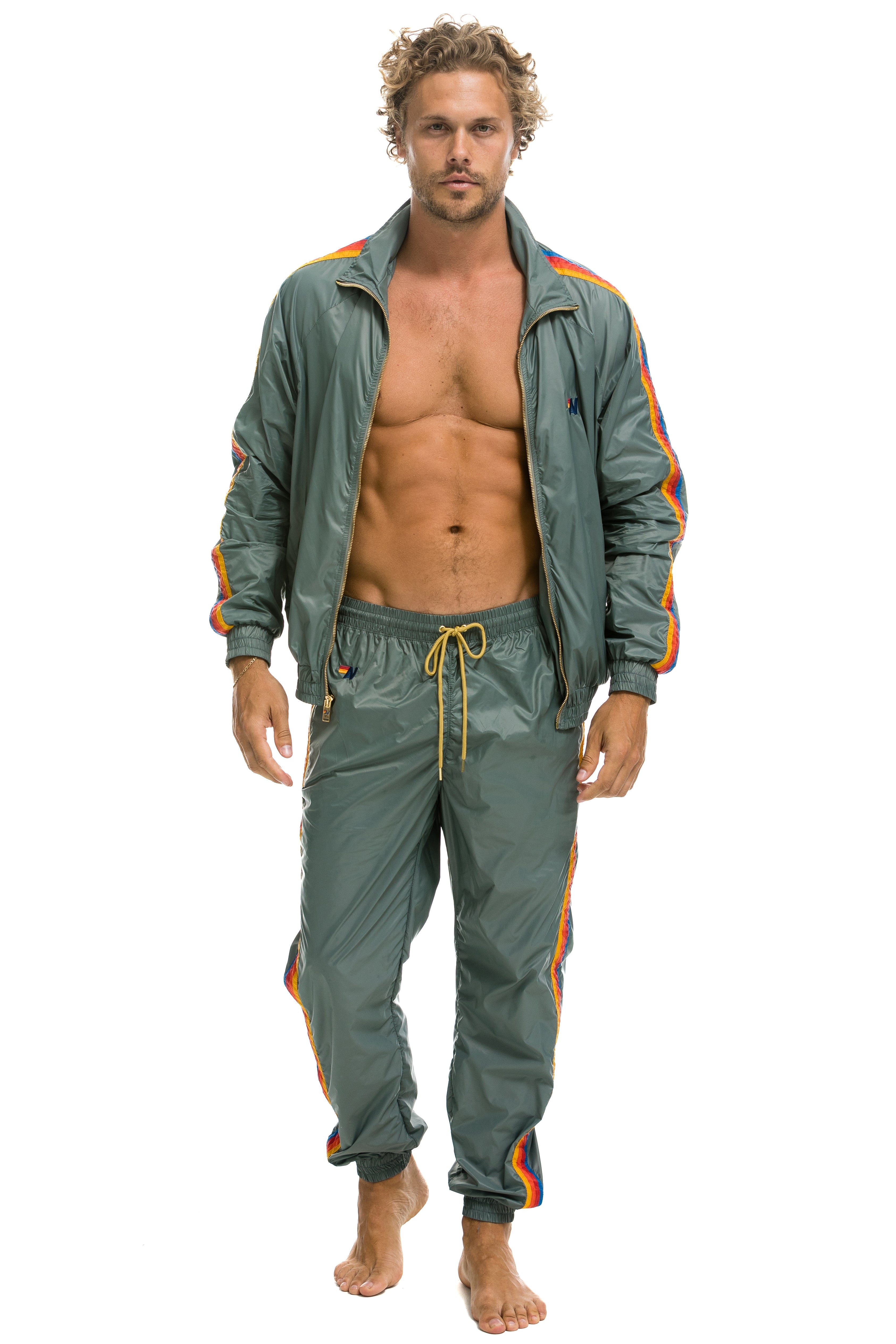 MEN'S 4 STRIPE WINDBREAKER - SEDONA