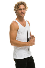 MEN'S BOLT TANK - WHITE
