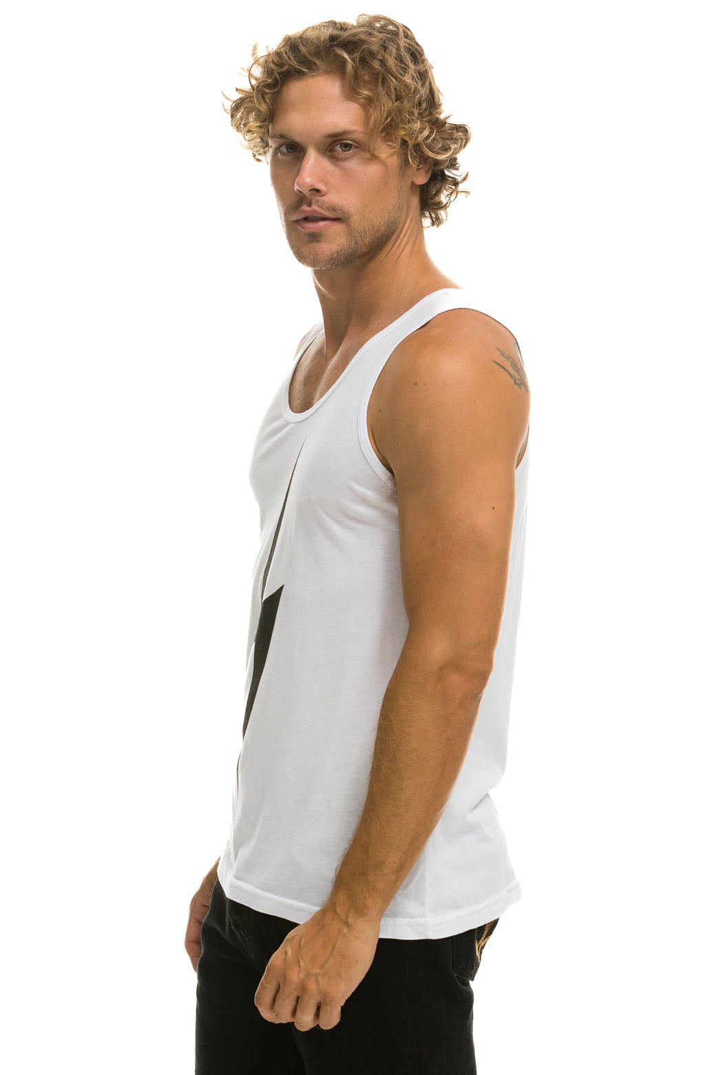 MEN'S BOLT TANK - WHITE