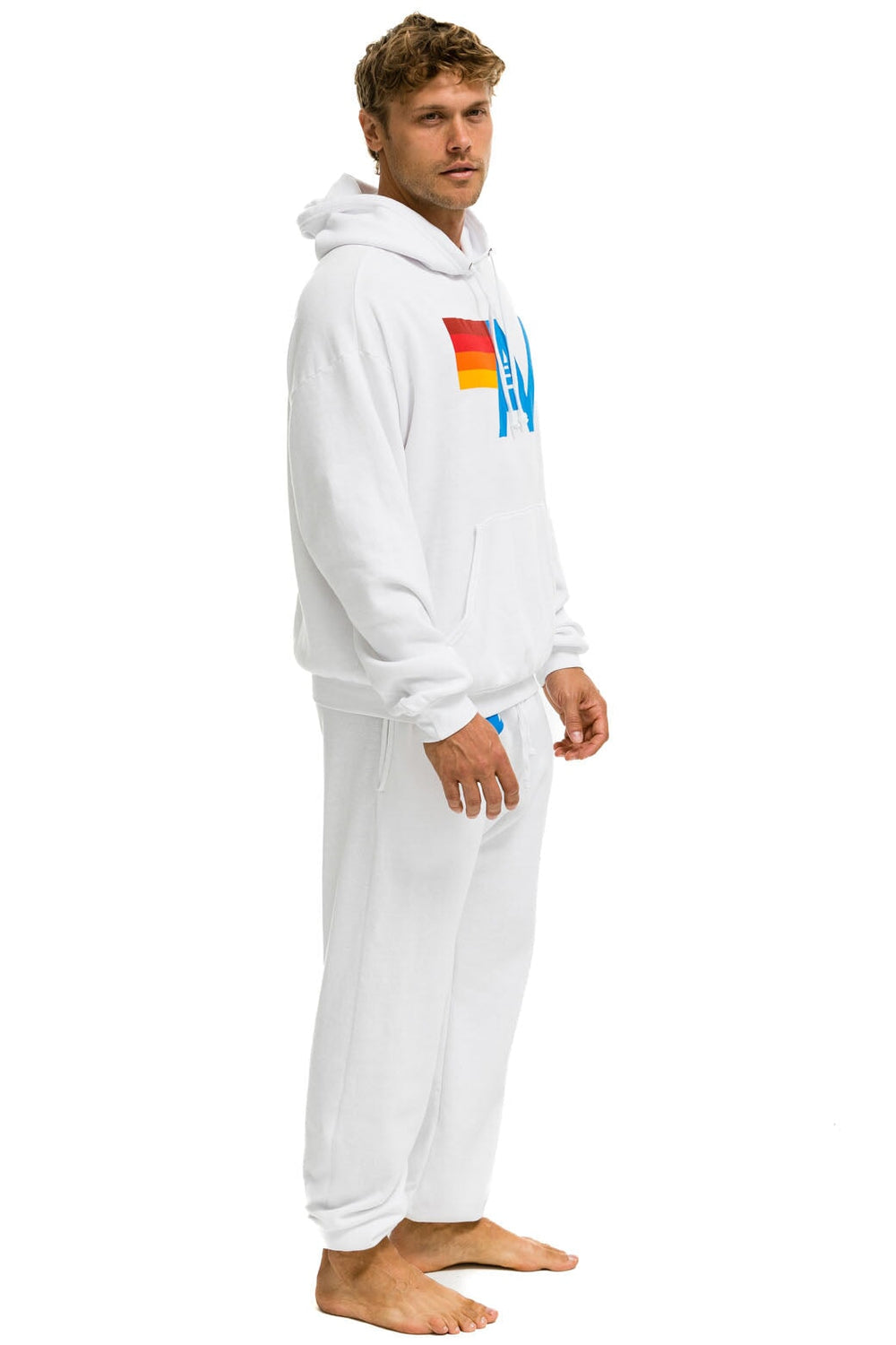 LOGO SWEATPANTS - WHITE