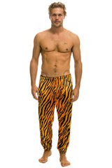 CLASSIC VELVET SWEATPANTS - TIGER