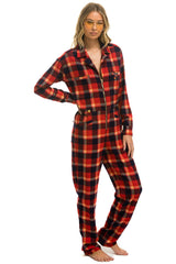 UNISEX PLAID FLIGHT SUIT - RUGBY PLAID