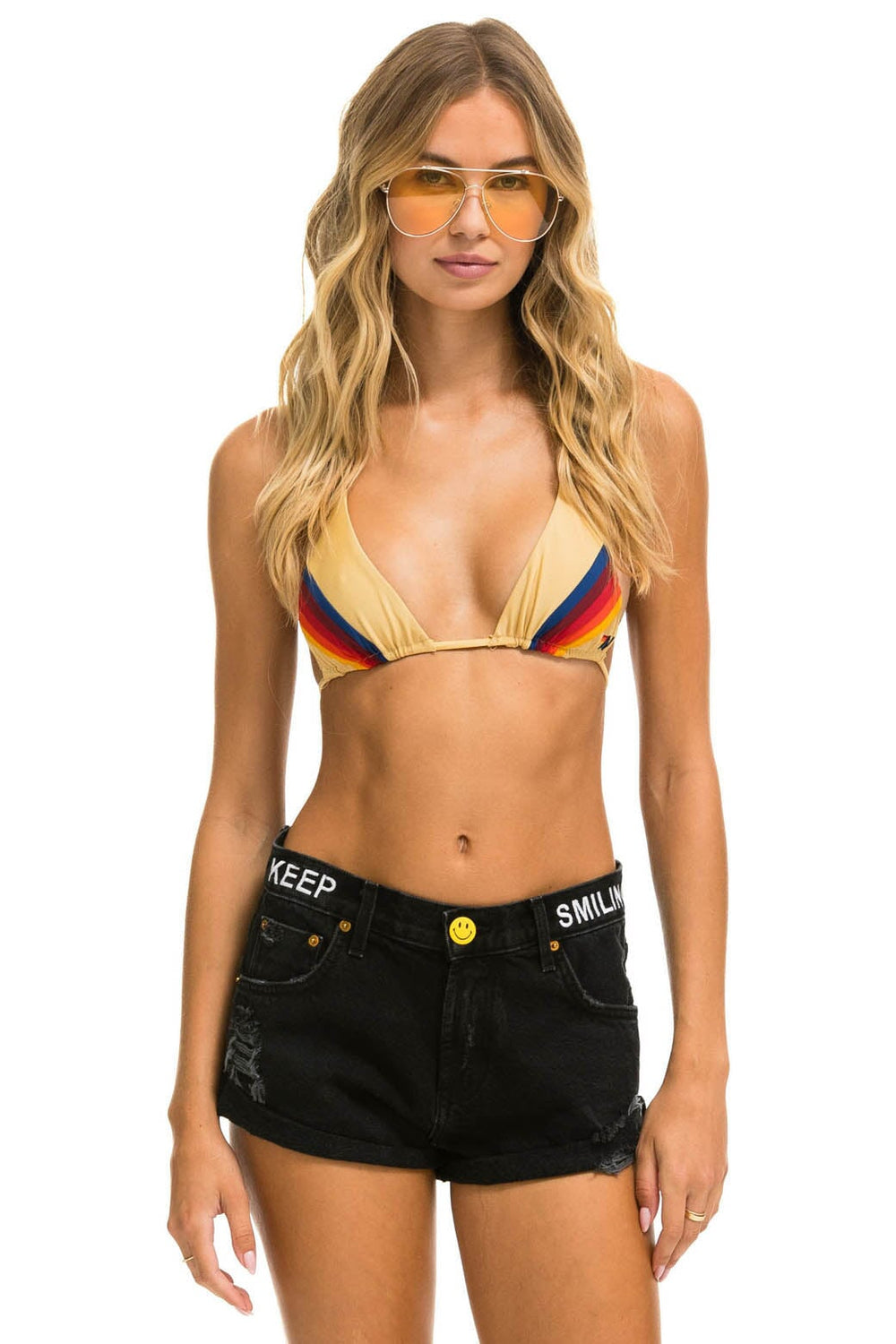 LOW RISE ROCKER JEAN SHORTS - VINTAGE BLACK