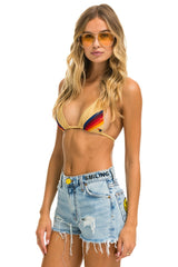 MID RISE ROCKER COWGIRL CUTOFF KEEP SMILING JEAN SHORTS - SUPER LIGHT