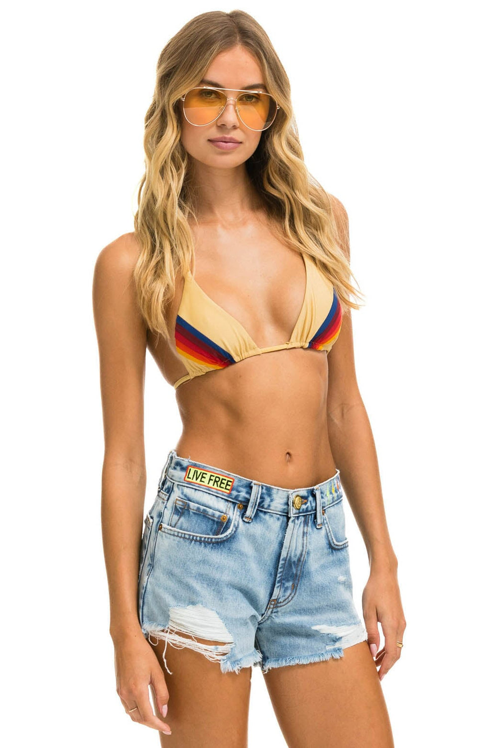 MID RISE BOYFRIEND CUTOFF JEAN SHORTS - SUPER LIGHT