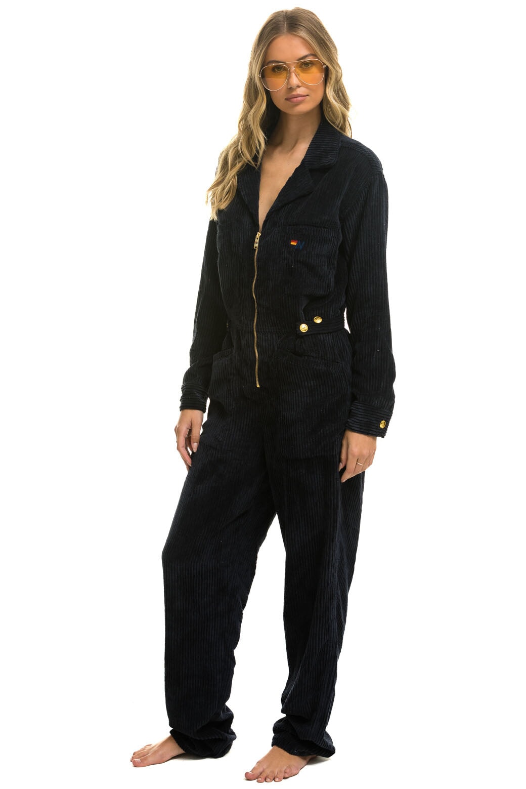 UNISEX CORDUROY FLIGHT SUIT - NAVY