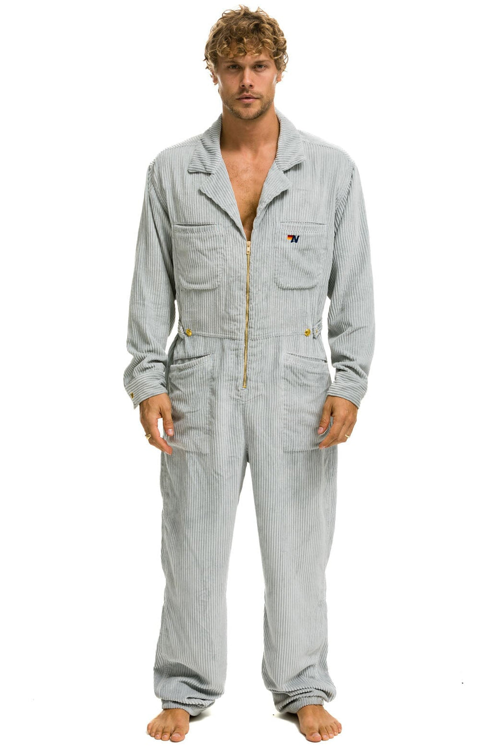 UNISEX CORDUROY FLIGHT SUIT - CLOUD
