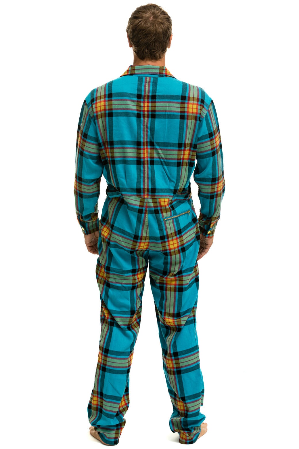 UNISEX PLAID FLIGHT SUIT - JACKSON PLAID
