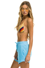 LOGO EMBROIDERY LIGHT WEIGHT LOUNGER SHORT - SKY