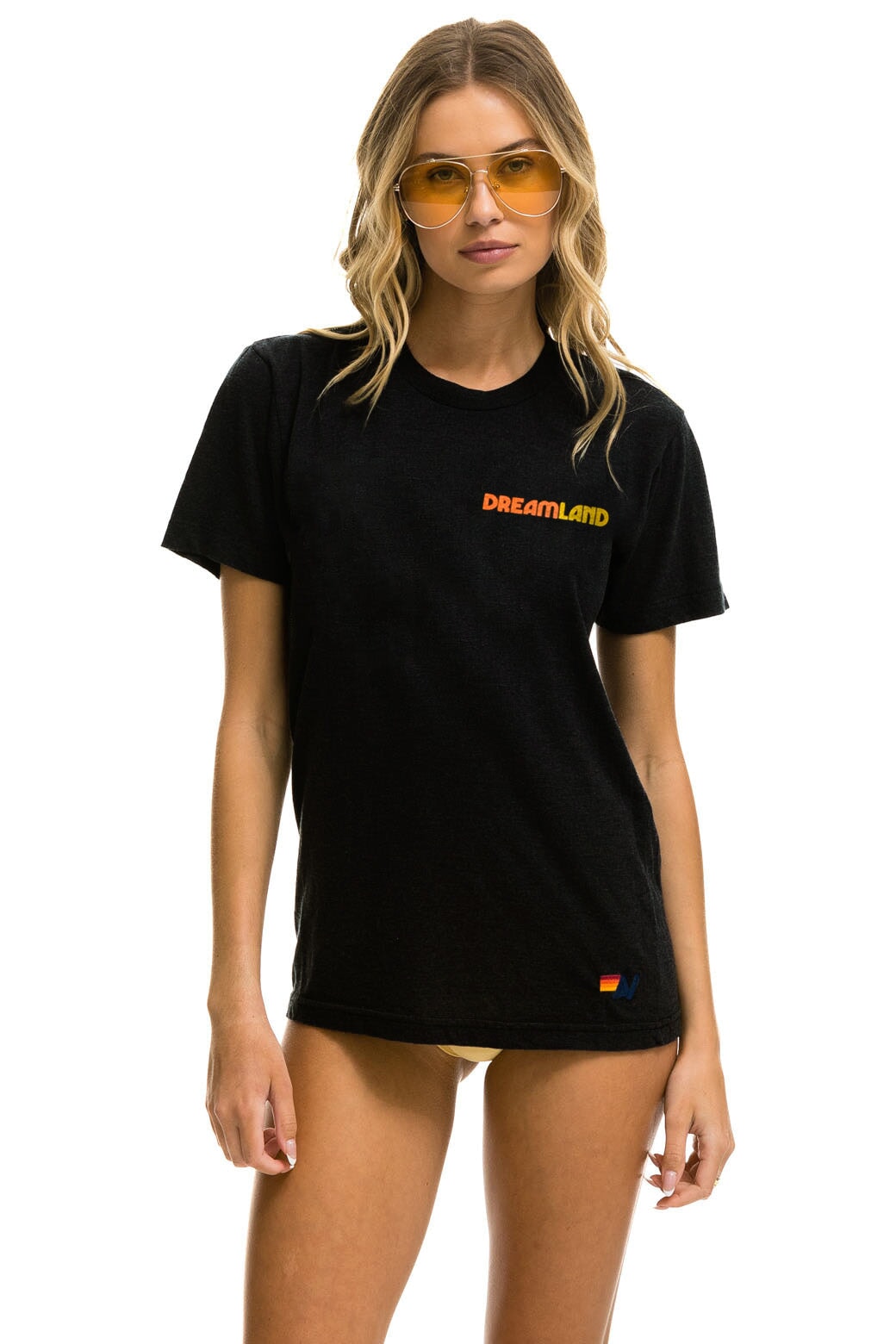DREAMLAND LOGO UNISEX CREW TEE - BLACK
