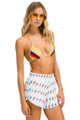 AVIATOR BOLT LOUNGER SHORTS - WHITE // USA