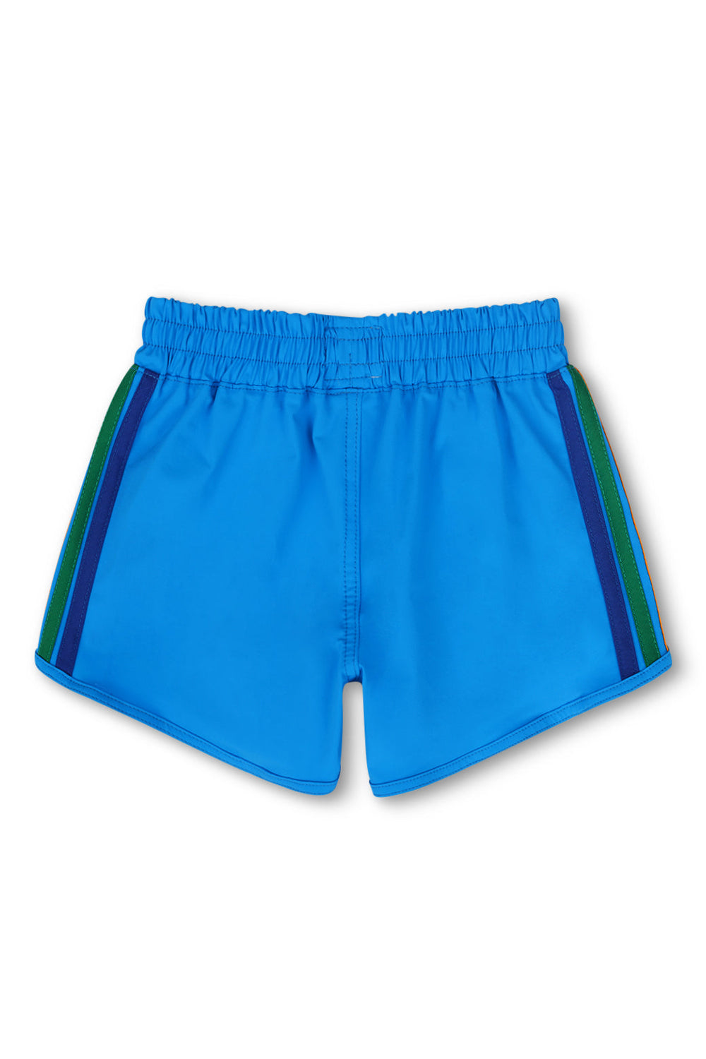 5 STRIPE KIDS FLEX JOGGER SHORT - NEON BLUE