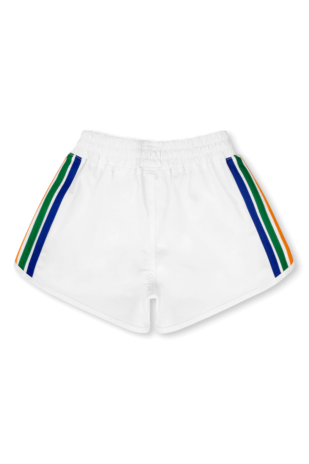 5 STRIPE KIDS FLEX JOGGER SHORT - WHITE