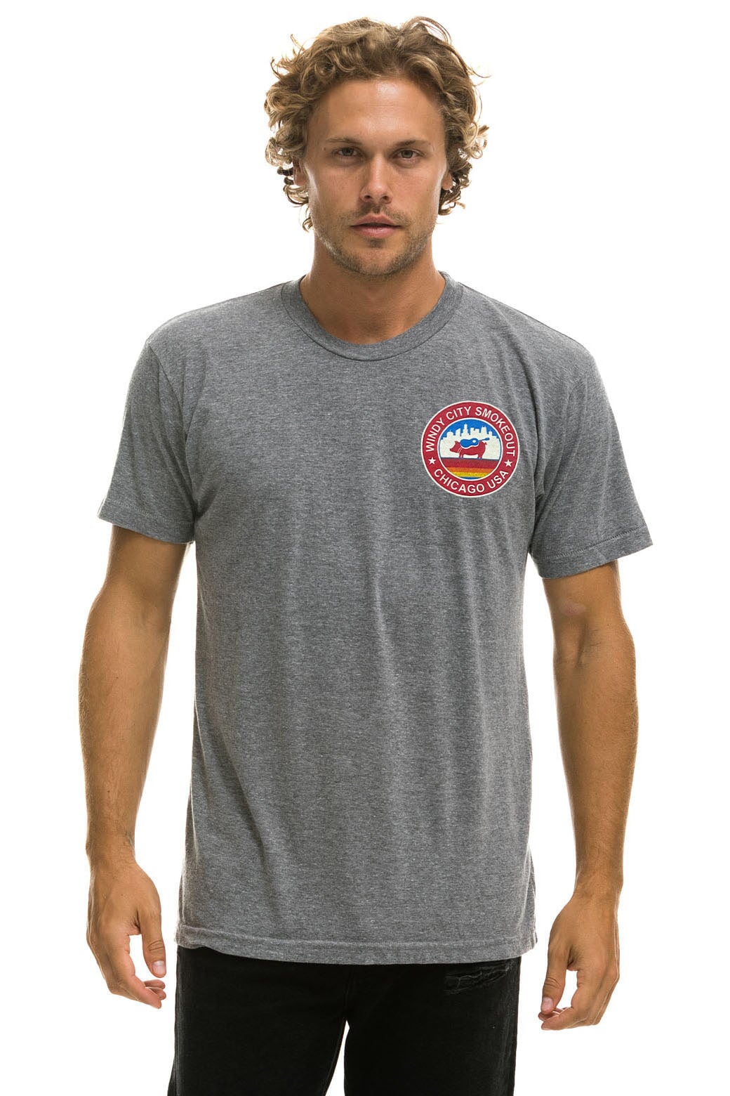 WINDY CITY SMOKEOUT 2023 TEE - HEATHER GREY