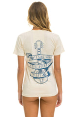HUNGER GAMES CREW TEE SHIRT - VINTAGE WHITE
