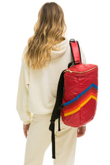 PEAK PUFFER BACKPACK - CHERRY GLOSSY
