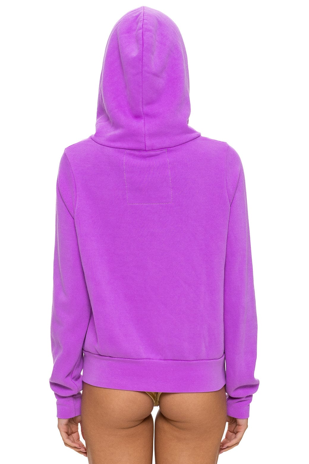 5 STRIPE HOODIE - NEON PURPLE
