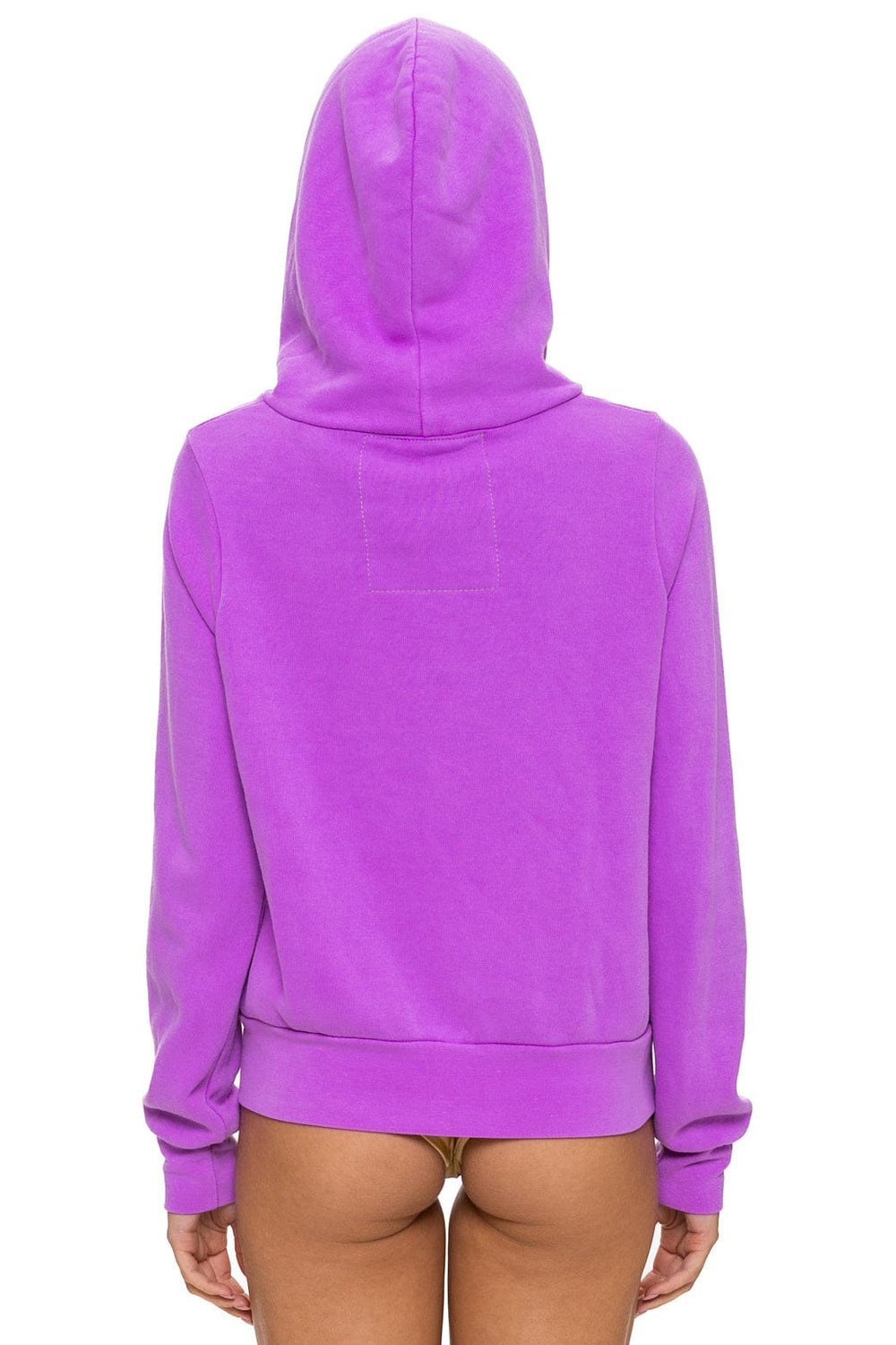 5 STRIPE HOODIE - NEON PURPLE
