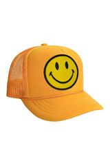 KID'S SMILEY VINTAGE FOAM TRUCKER HAT