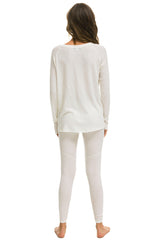THERMAL BASE LAYER BOTTOM - VINTAGE WHITE