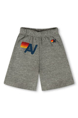 LOGO KIDS SWEATSHORTS - HEATHER