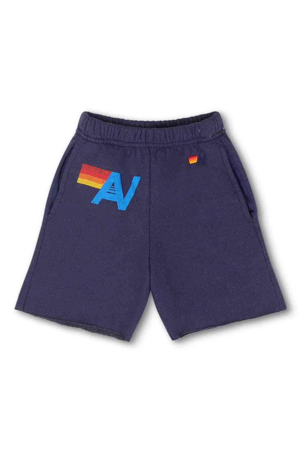 LOGO KIDS SWEATSHORTS - NAVY