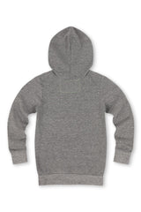 KID'S SMILEY 2 PULLOVER HOODIE - HEATHER GREY