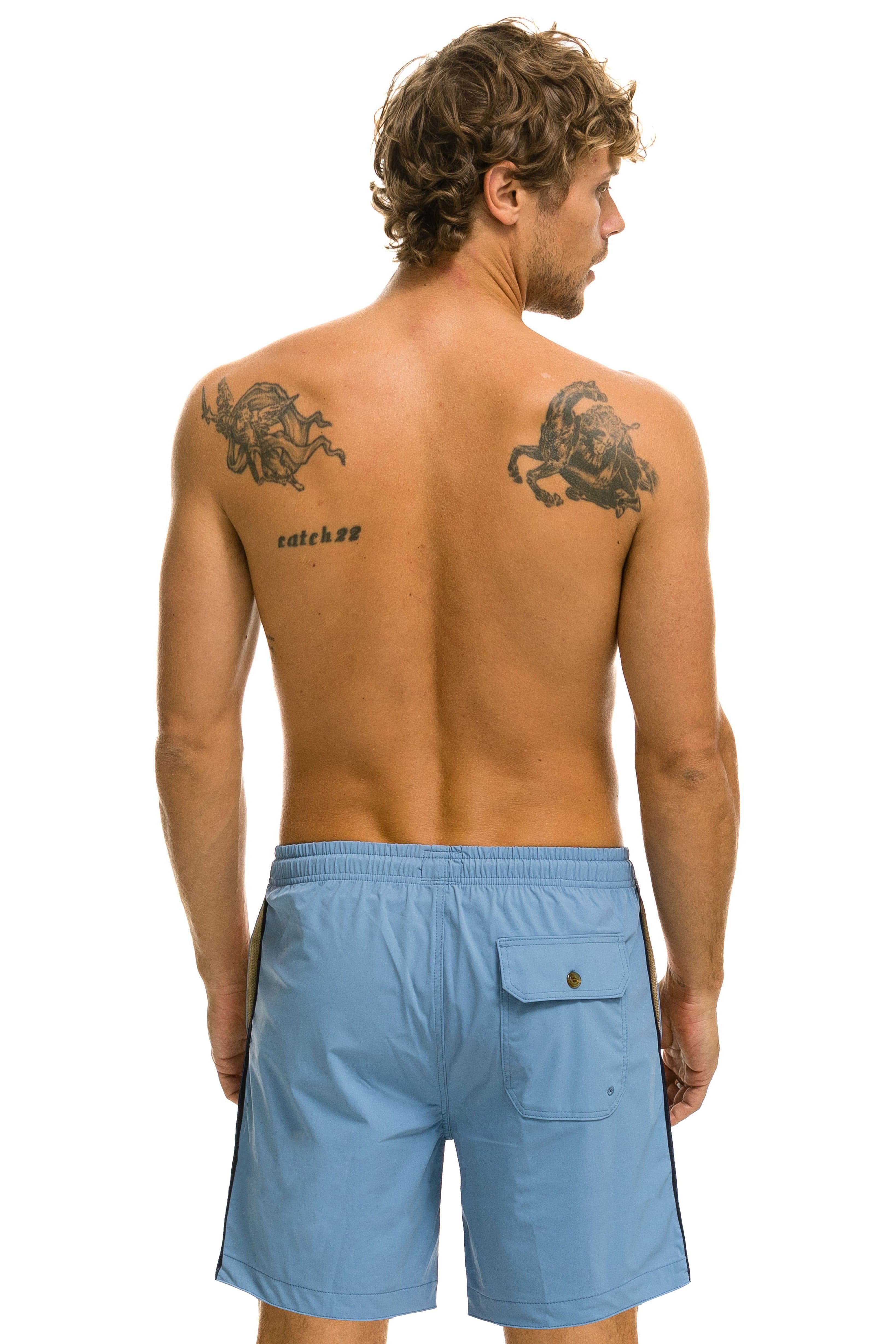 MEN'S 5 STRIPE FLEX SHORTS 7 INCH - ISLANDA