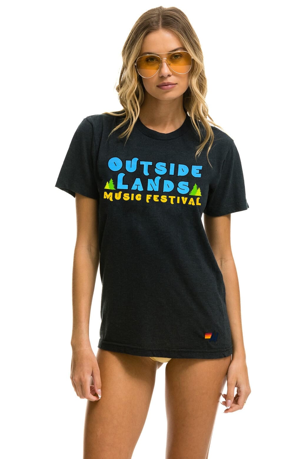 OUTSIDE LANDS 2024 UNISEX CREW TEE - CHARCOAL