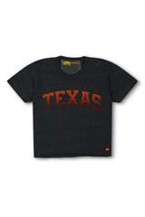 UNIVERSITY OF TEXAS BOLT BOYFRIEND TEE - CHARCOAL