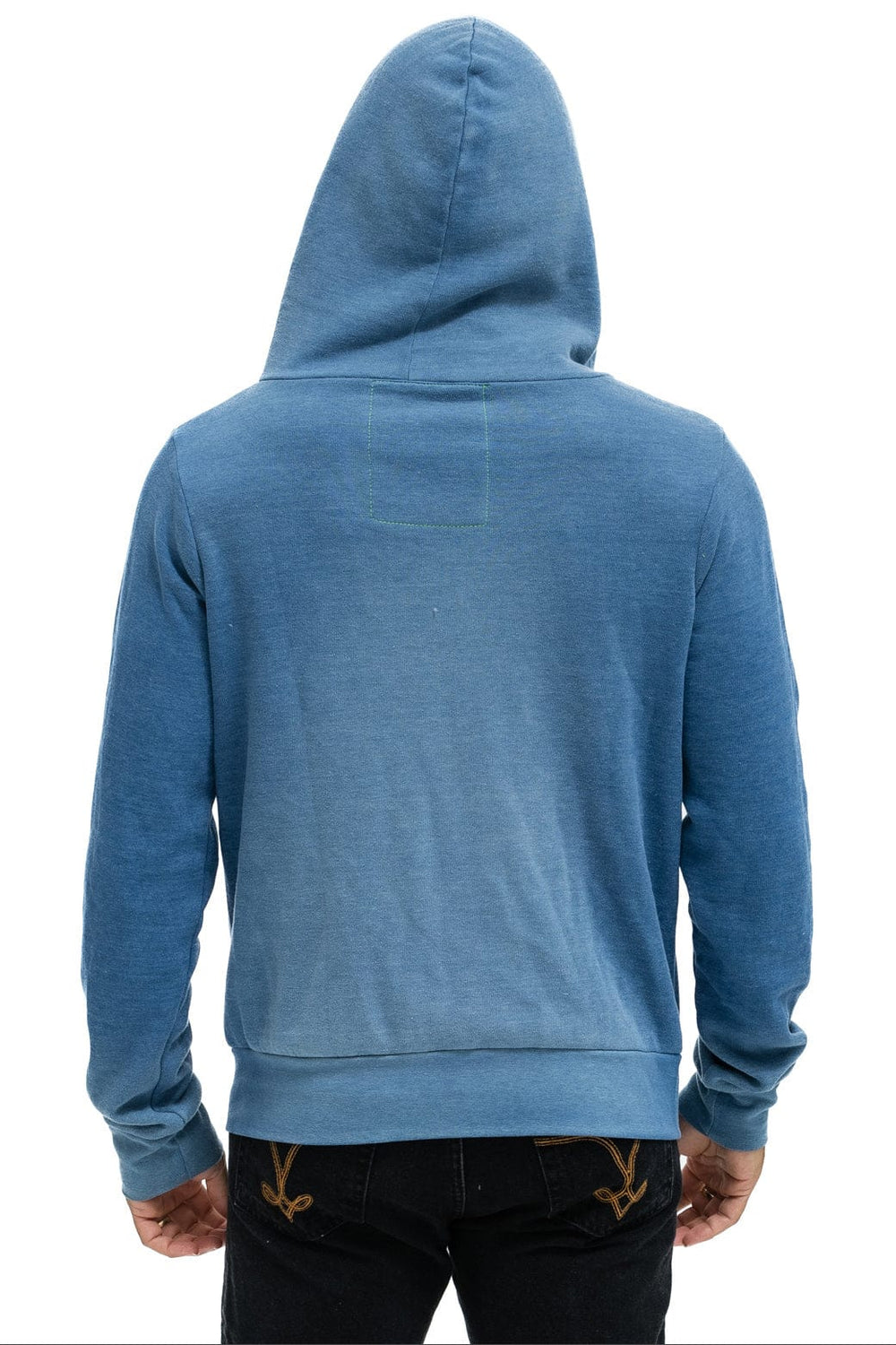 VENICE SURFER ZIP HOODIE - FADED WATER