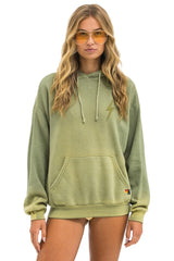 BOLT STITCH 2 RELAXED PULLOVER HOODIE - FADED ARMY