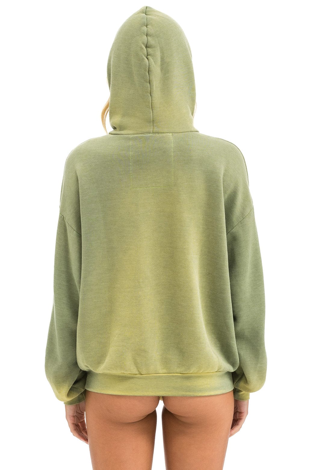 BOLT STITCH 2 RELAXED PULLOVER HOODIE - FADED ARMY