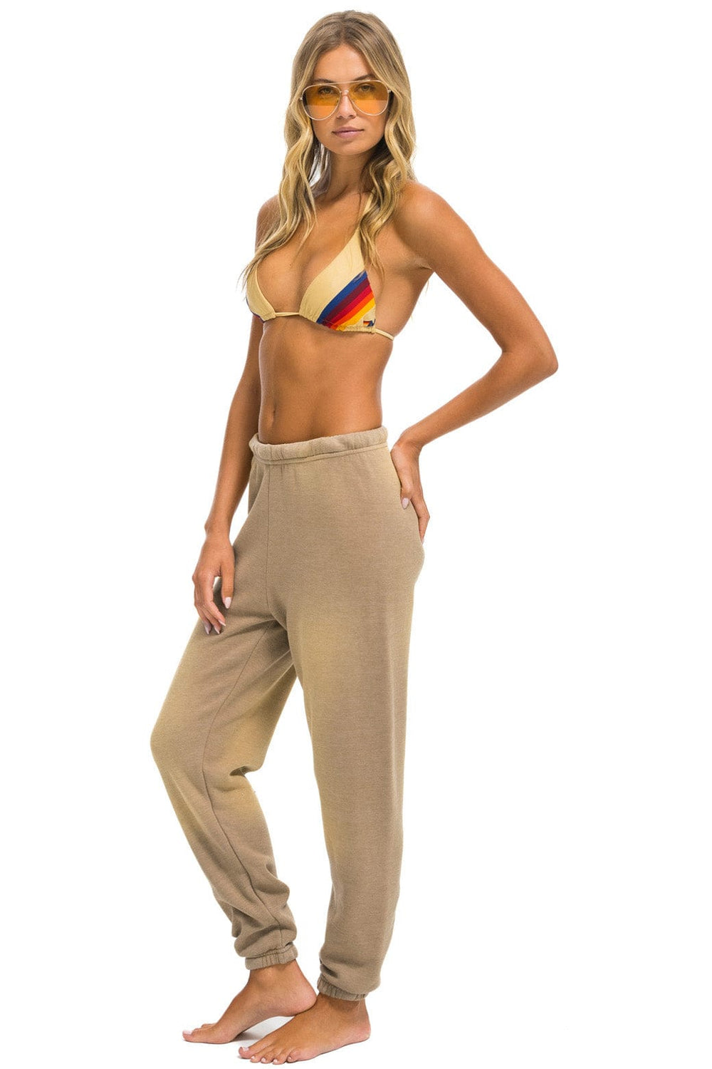 ESSENTIAL SWEATPANTS - FADED TAN