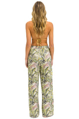 JUNGLE WIDE LEG POCKET SWEATPANTS - SAND